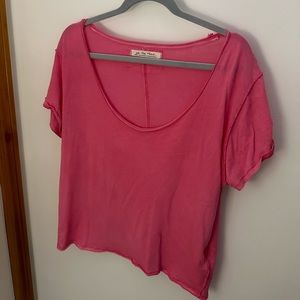 Free People Dylan Scoop Neck Knit Top